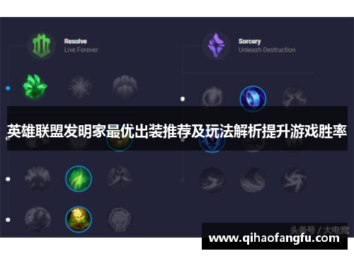 英雄联盟发明家最优出装推荐及玩法解析提升游戏胜率